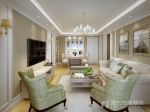 2023上海大户型美式风格客厅沙发布置