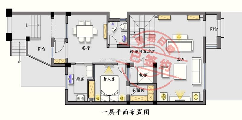 天祥尚府現代風格380平米別墅裝修戶型圖