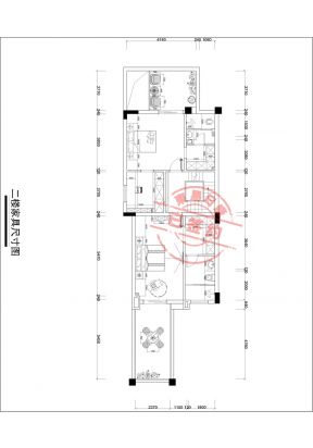 金科中央御園地中海230㎡別墅裝修戶型圖