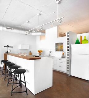  2023北欧风格厨房小型吧台设计图片