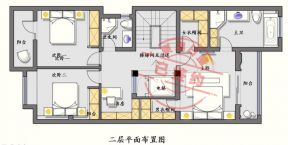 天祥尚府现代风格别墅装修户型图