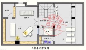 天祥尚府现代风格380平米别墅户型图