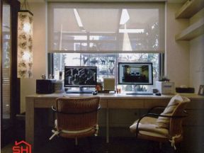 润和紫郡124㎡二居室现代简约风格书房装修效果图