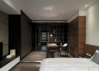 200平米卧室带书房装修设计效果图欣赏