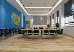 2023办公会议室会议桌装修效果图片