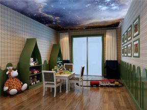 2020儿童房创意吊顶装修效果图片 儿童房地板图片 