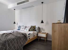 桂花小区北欧90平跃层卧室装修设计案例