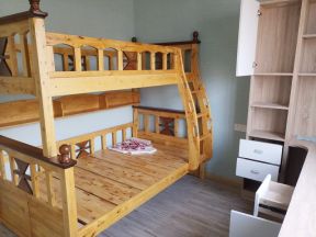 2023北欧风格儿童房上下床设计图片