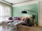 150平米客厅沙发背景墙颜色装饰设计效果图一览