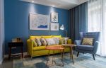 地中海风格装修客厅布艺沙发设计