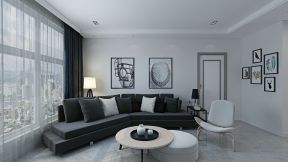 2020大气现代客厅装修图 2020高档的客厅布艺沙发图片