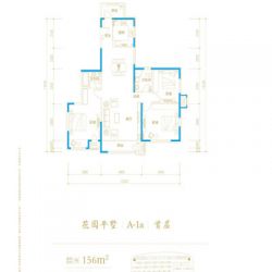 A-1a户型， 6室4厅4卫1厨， 建筑面积约312.00平米