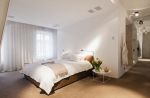 北欧风格loft白色卧室装修图片