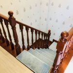 美式简约风格家庭楼梯踏步垫装修图片