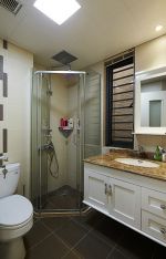 简约现代卫生间淋浴房装修效果图片