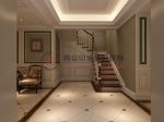 2023美式别墅室内楼梯设计效果图
