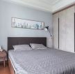 北欧风格卧室床头背景墙画设计图片