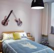 2023北欧风格单人卧室床头背景设计图片