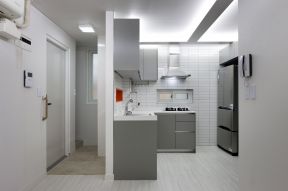 家庭小厨房 室内小厨房装修设计 2020小厨房装修图片大全 转角厨房装修效果图 