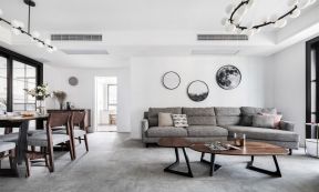 客厅创意茶几图片 2020创意茶几设计图 2020小户型客厅布艺沙发装饰 简约布艺沙发