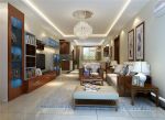 香博堡国际新中式106平三居室装修案例