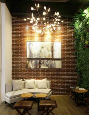 小型咖啡店创意灯具设计图片大全2023