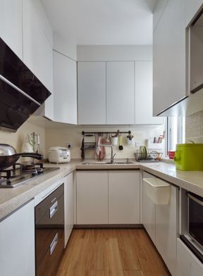 和睦人家现代简约87平二居室厨房装修案例