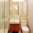 超小浴室镜子简单装饰装修效果图