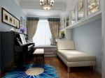 安厦漓江大美96平米二居室现代美式风格装修钢琴室效果图