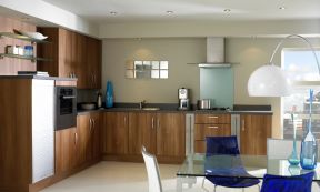 简约风格厨房装修效果图 2020L型厨房装修橱柜效果图 