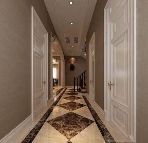 400平别墅简欧风格走廊装修设计-每日推荐