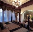 古典欧式风格卧室窗帘装饰图片
