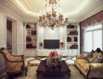 古典欧式风格别墅客厅电视柜图片