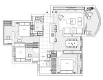 2023三居室户型平面图