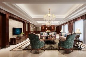 2020欧式古典风格客厅装饰 客厅家具摆放设计图片