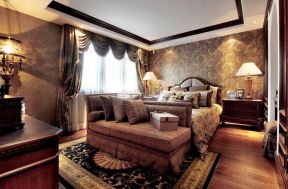 2020古典卧室壁纸装修效果图 欧式古典卧室装修图 