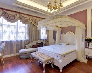 欧式古典风格卧室宫廷蚊帐图片