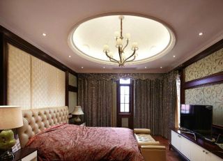 古典欧式风格卧室装修实景图片
