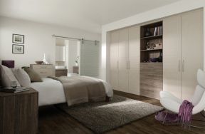 2023现代简约卧室板式组合衣柜设计图片