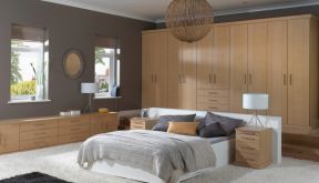 2020简约风格卧室设计图 简易衣柜效果图 板式五门衣柜图片 