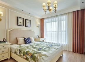 127平方米新房卧室纱帘效果图片
