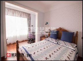 京城豪苑美式220平四居室卧室装修案例