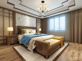 白金湾175㎡中式风格卧室装修效果图
