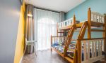 105平米儿童房高低床装修设计图一览