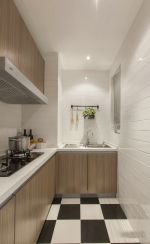 紫金城北欧78平二居室厨房装修案例