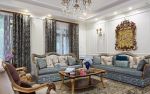 法式家居客厅沙发摆放装饰图片