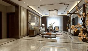 新中式客厅装修效果图片 2020水晶吸顶灯图片