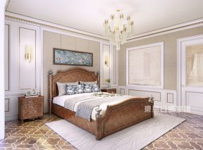 新怡家园200平米欧式风格卧室装修案例
