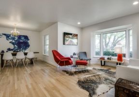  2020客厅浅色木地板效果图  欧式风格室内装修 欧式风格室内设计图