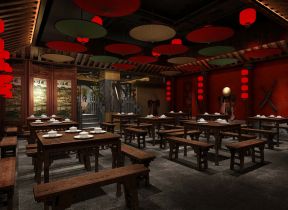 中式餐桌效果图 2020家居中式餐桌设计